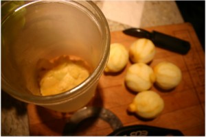 Lemon Zest in jar