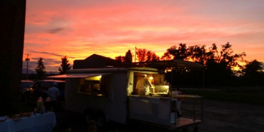 Pizza Truck at sunset 2017